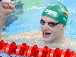 Lietuviai jaunimo plaukimo čempionate prasibrovė į finalus