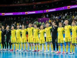 Lietuva baigė savo pasirodymą salės futbolo čempionate