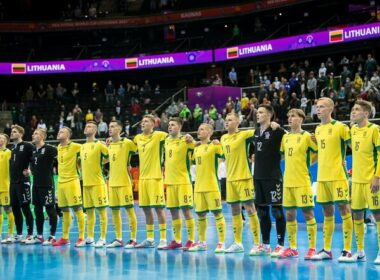 Lietuva baigė savo pasirodymą salės futbolo čempionate