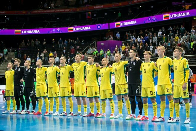 Lietuva baigė savo pasirodymą salės futbolo čempionate