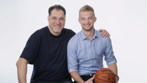 Krepšinio genijai Arvydas ir Domantas Saboniai