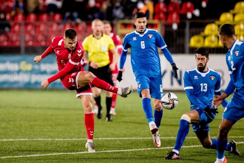 Pragariški Lietuvos futbolo metai baigėsi lygiosiomis su Kuveitu