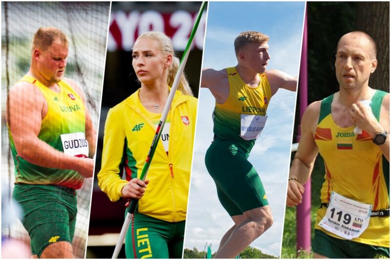 Geriausi 2021 metų Lietuvos lengvaatlečiai