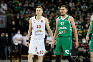 Rungtynių su CSKA akimirka