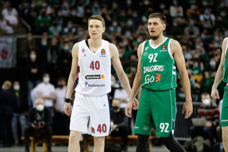 Rungtynių su CSKA akimirka