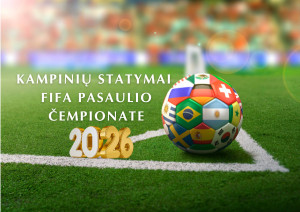 Kaip lažintis dėl 2026 FIFA pasaulio čempionato kampinių smūgių